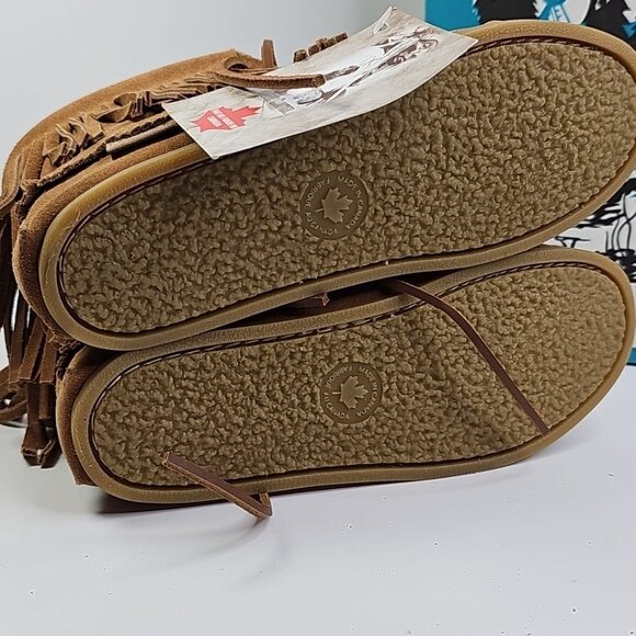 Laurentian Chief Mocassins Eugene Cloutier 137372 Size 4 Canada - Picture 7 of 16